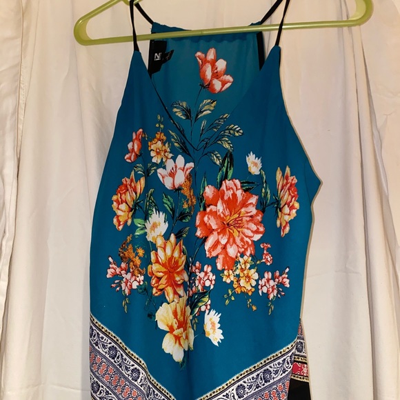 Iz Byer Tops - floral Tank Top